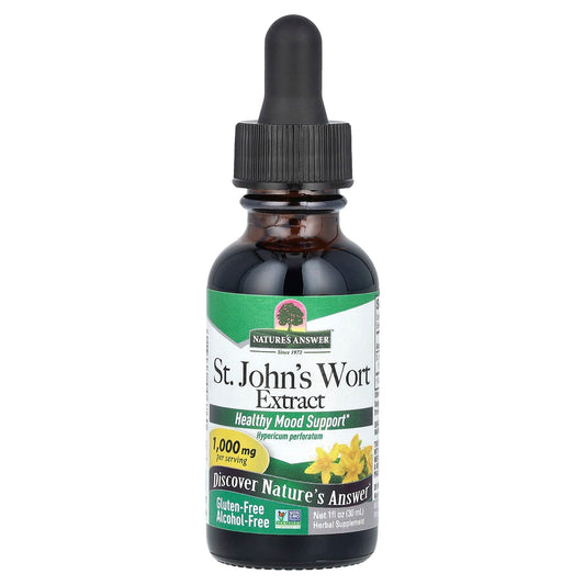 Nature's Answer, St John's Wort Extract, Alcohol-Free, 1,000 mg, 1 fl oz (30 ml)