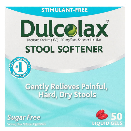 Dulcolax, Stool Softener, 50 Liquid Gels