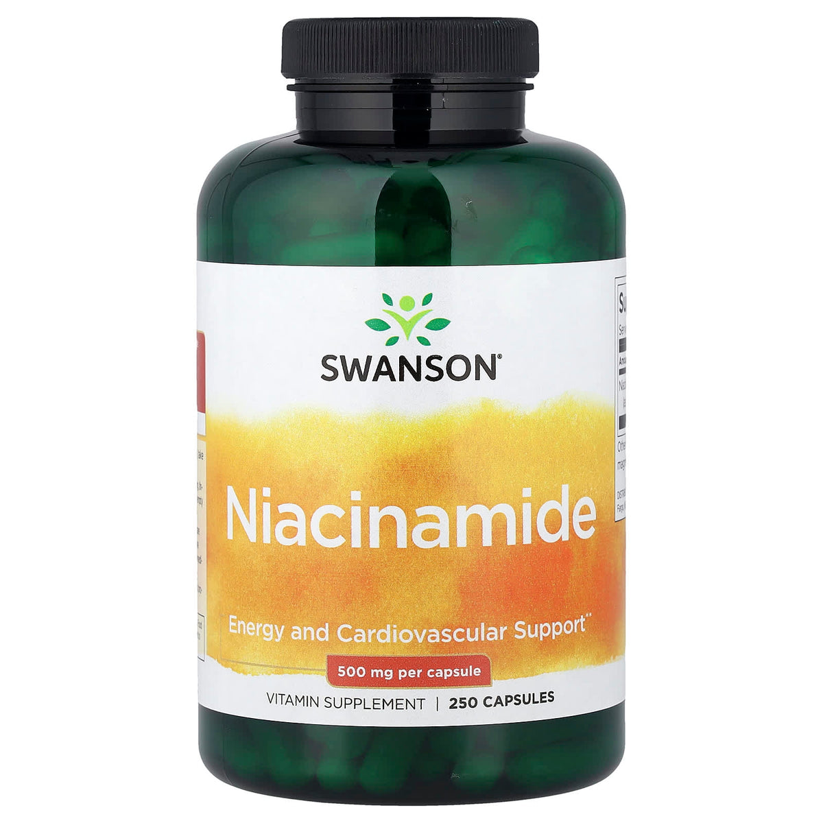 Swanson Niacinamide 500 mg 250 Capsules