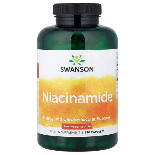 Swanson Niacinamide 500 mg 250 Capsules