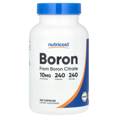 Nutricost Boron 10 mg 240 Caps