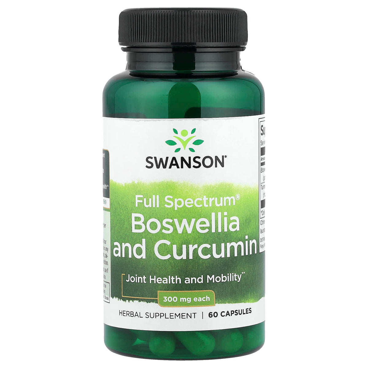 Swanson Boswellia & Curcumin 60 Caps