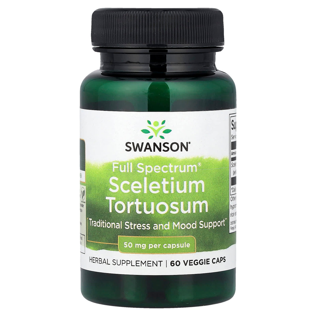 Swanson Sceletium Tortuosum 50 mg 60 Veggie Caps