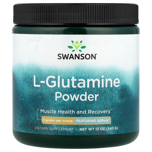 Swanson Vitamins, L-Glutamine Powder, 12 oz (340 g)