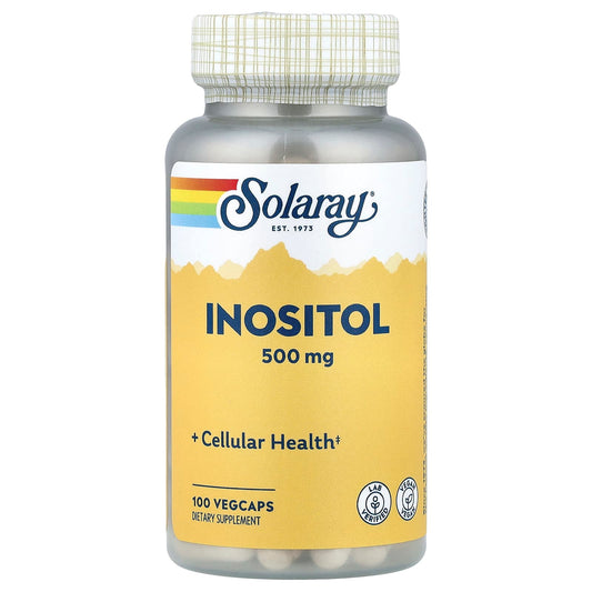 Solaray, Inositol, 500 mg, 100 VegCaps