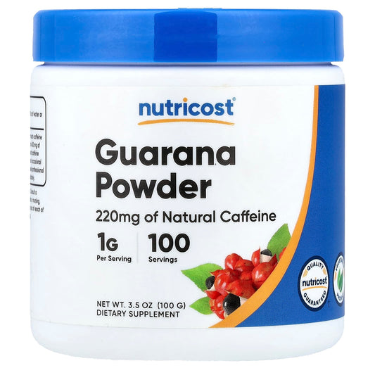 Nutricost, Guarana Powder, 100 g (3.5 oz)