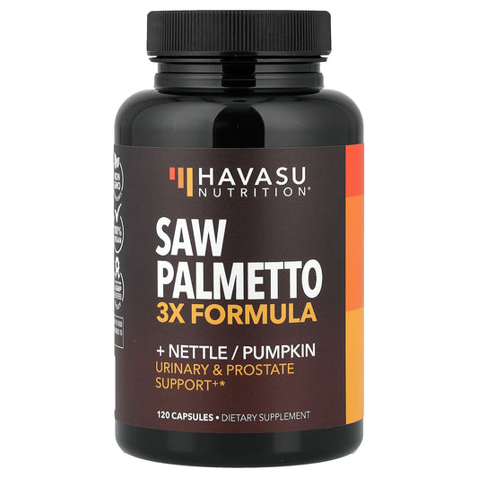 Havasu Nutrition Saw Palmetto 3x + Nettle / Pumpkin 120 Caps