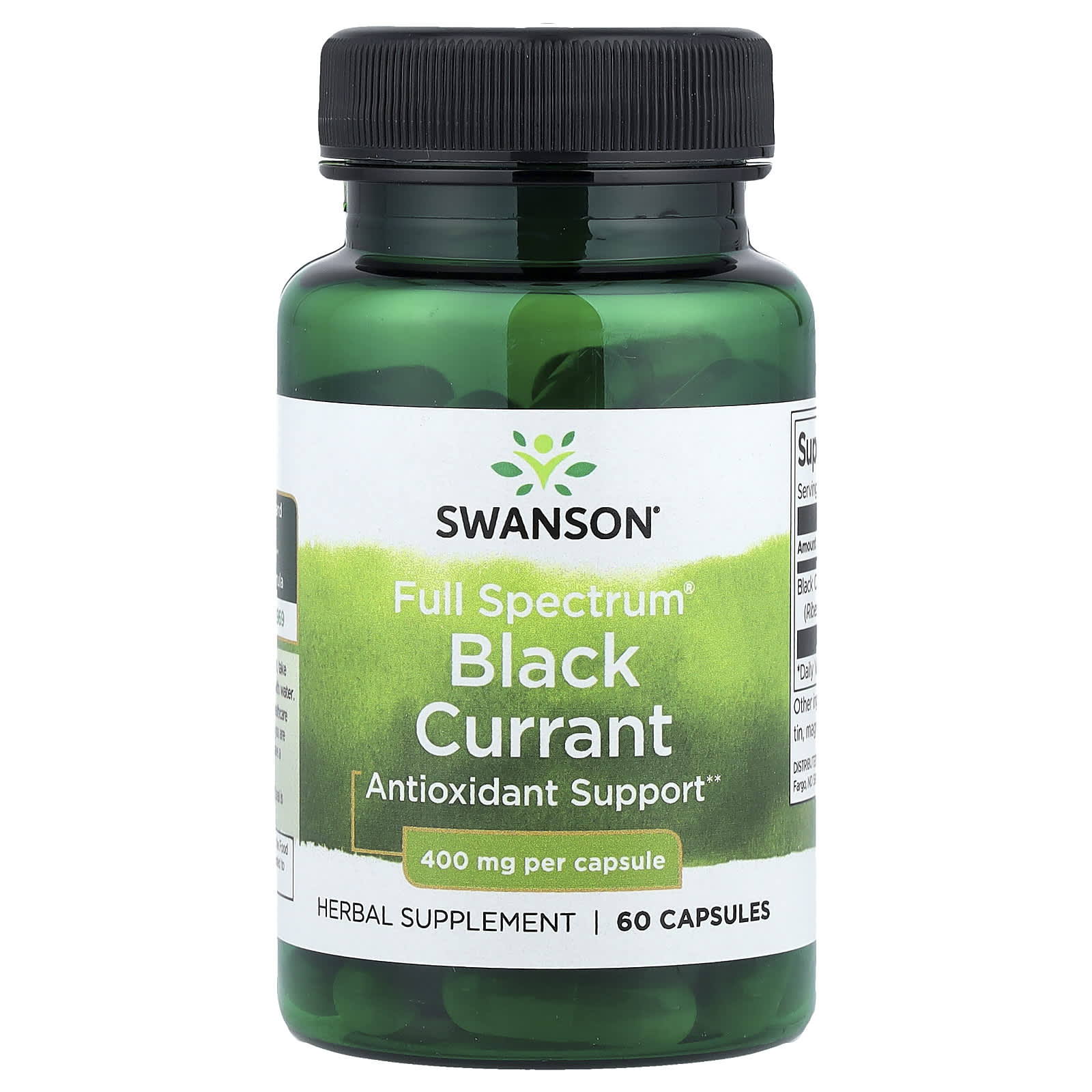 Swanson Vitamins, Full Spectrum® Blackcurrant, 400 mg, 60 Capsules