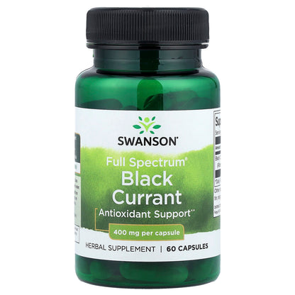 Swanson Vitamins, Full Spectrum® Blackcurrant, 400 mg, 60 Capsules