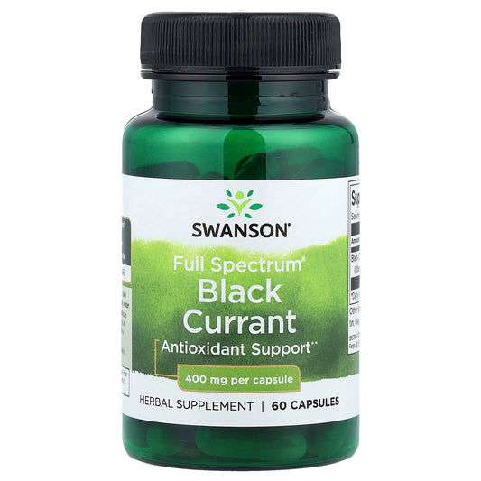 Swanson Vitamins, Full Spectrum® Blackcurrant, 400 mg, 60 Capsules