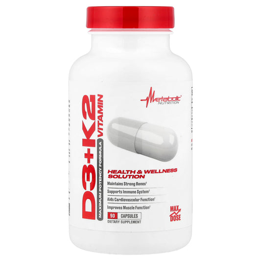 Metabolic Nutrition Vitamin D3 + K2 90 Caps