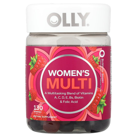 OLLY, Women's Multi, Blissful Berry, 130 Gummies