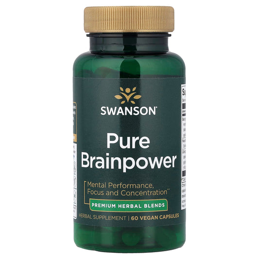 Swanson Vitamins, Pure Brainpower, 60 Vegan Capsules