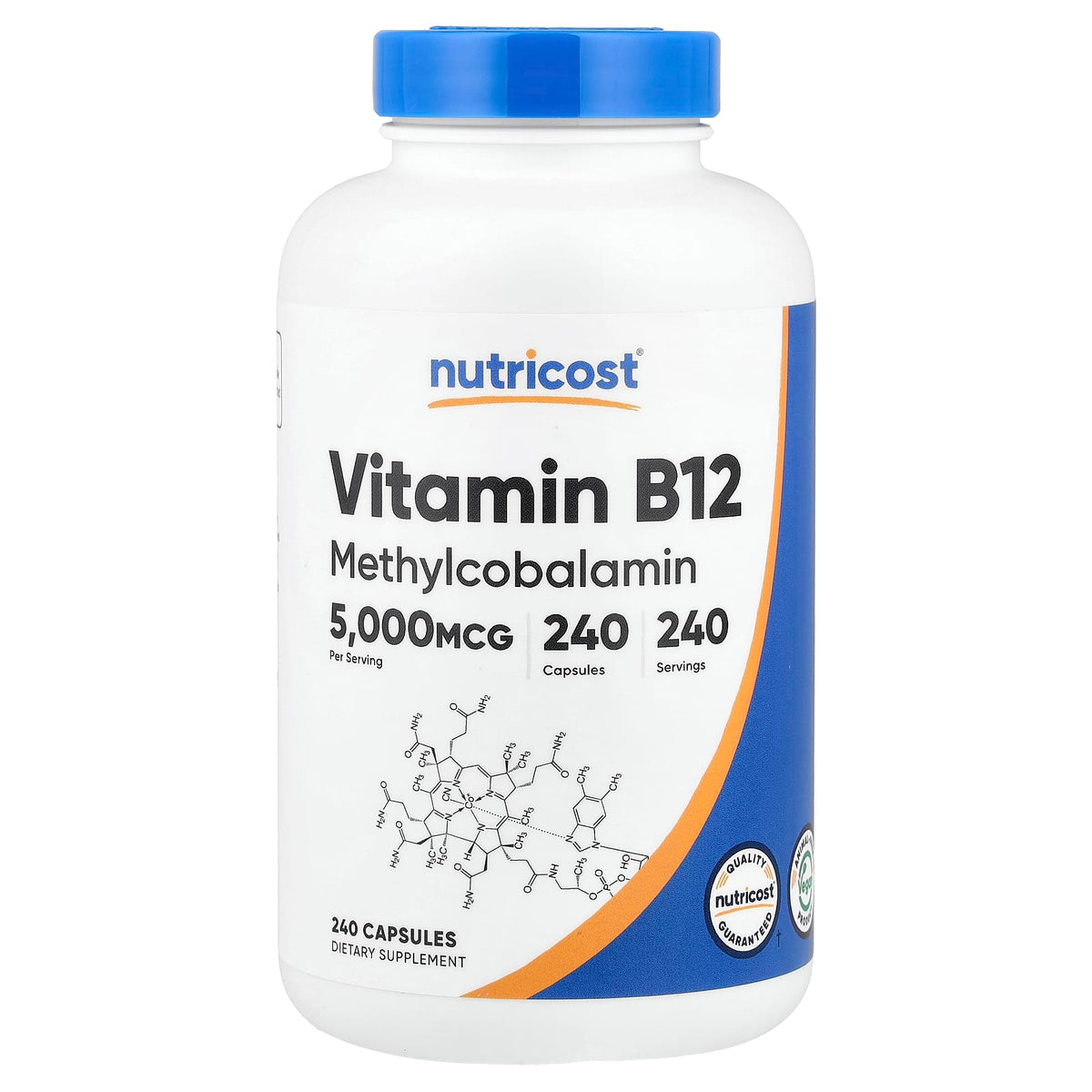 Nutricost Vitamin B12 5,000 mcg 240 Caps