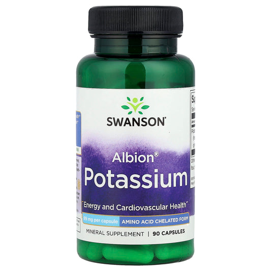 Swanson Vitamins Albion Potassium 90 Capsules