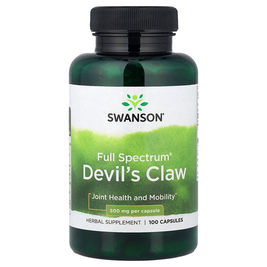 Swanson Vitamins, Full Spectrum® Devil's Claw, 500 mg, 100 Capsules