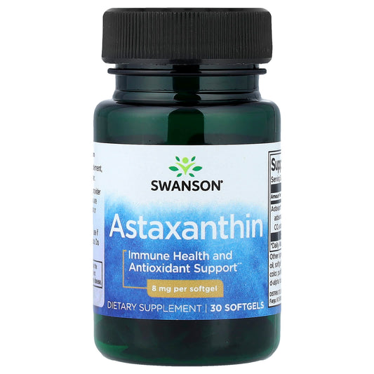 Swanson Vitamins, Astaxanthin, 8 mg, 30 Softgels