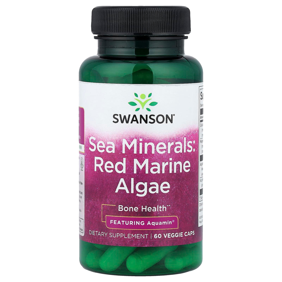 Swanson Sea Minerals Red Marine Algae 60 Veg Caps