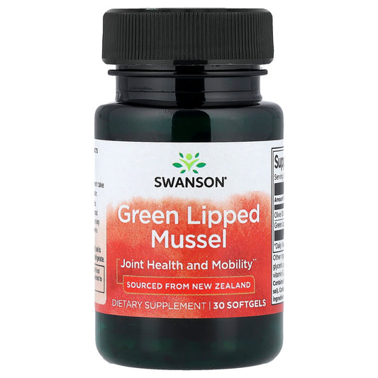 Swanson Vitamins, Green Lipped Mussel, 30 Softgels