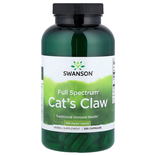 Swanson Vitamins Cat's Claw 500 mg per Capsule 250 Caps