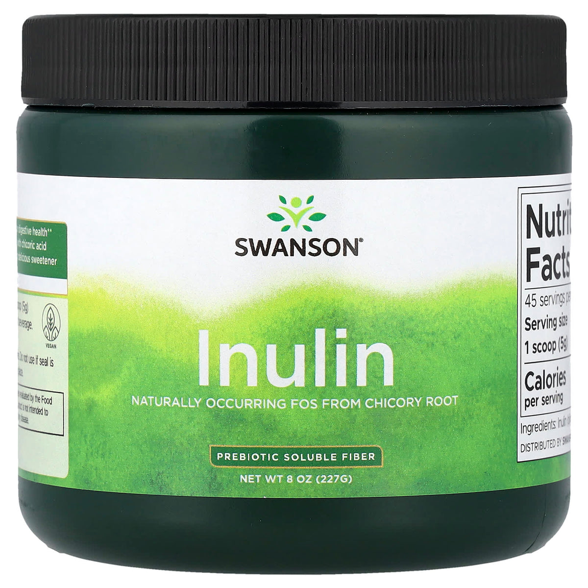 Swanson Inulin Prebiotic Soluble Fibre 8 oz (227 g)