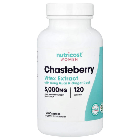Nutricost, Women, Chasteberry with Dong Quai & Ginger Root, 120 Capsules