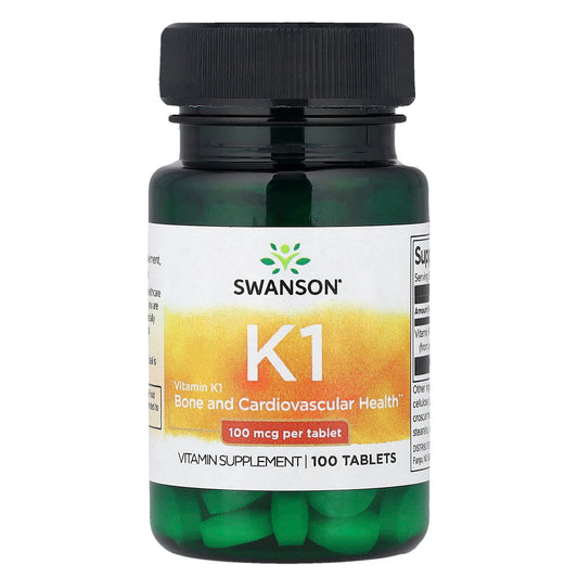Swanson Vitamin K1 100 mcg 100 Tabs