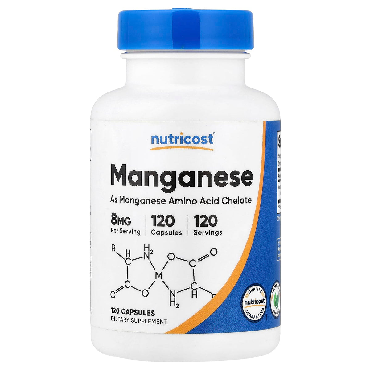 Nutricost Manganese 8 mg 120 Capsules