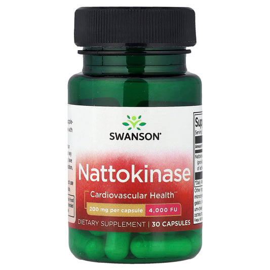 Swanson Vitamins, Nattokinase, 200 mg, 30 Capsules