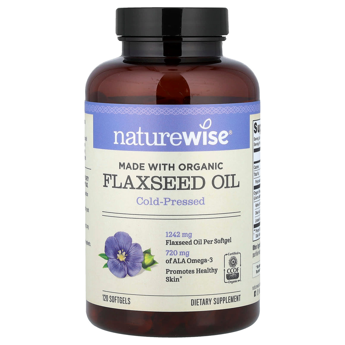 NatureWise Flaxseed Oil 120 Softgels