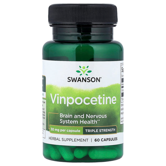 Swanson Vitamins, Vinpocetine, 30 mg, 60 Capsules