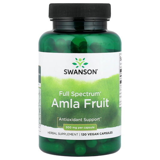 Swanson Vitamins, Full Spectrum® Amla Fruit, 120 Vegan Capsules (250 mg per Capsule)
