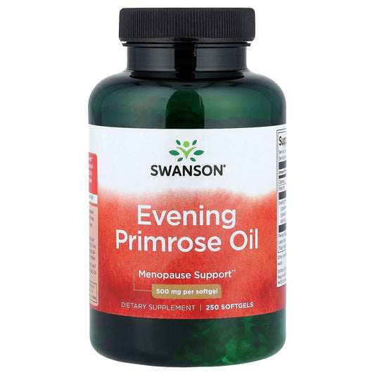 Swanson Vitamins, Evening Primrose Oil, 250 Softgels (500 mg per Softgel)