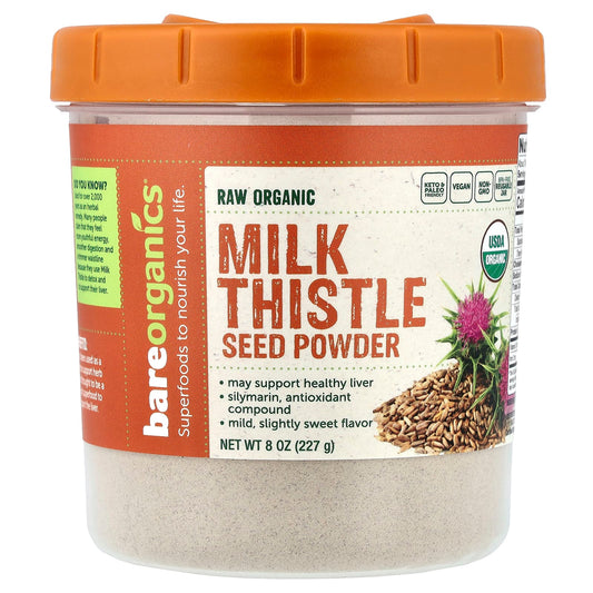 BareOrganics Milk Thistle 227 g (8 oz)