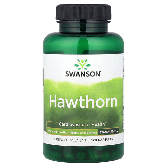 Swanson Vitamins, Hawthorn, Standardised, 120 Capsules