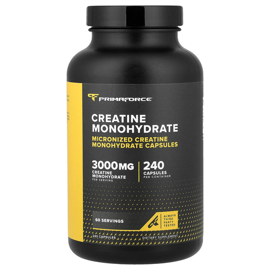 Primaforce, Creatine Monohydrate, 240 Capsules (750 mg per Capsule)