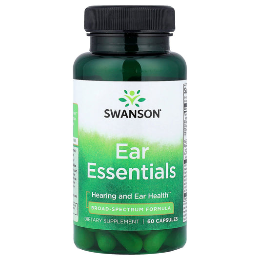 Swanson Vitamins, Ear Essentials, 60 Capsules
