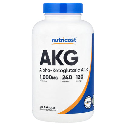 Nutricost AKG 500 mg per Capsule