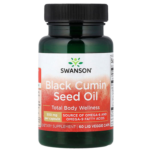 Swanson Vitamins, Black Cumin Seed Oil, 60 Liquid Vegetable Capsules