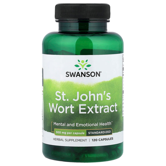 Swanson Vitamins, St John's Wort Extract, Standardised, 300 mg, 120 Capsules