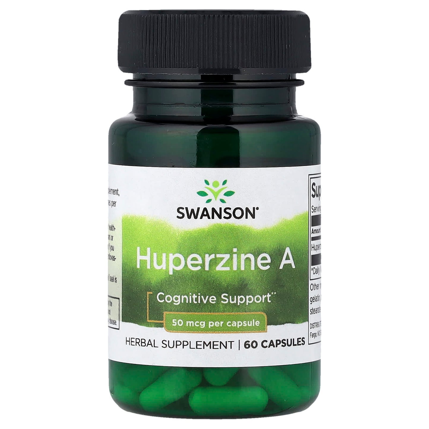 Swanson Vitamins, Huperzine A, 50 mcg, 60 Capsules