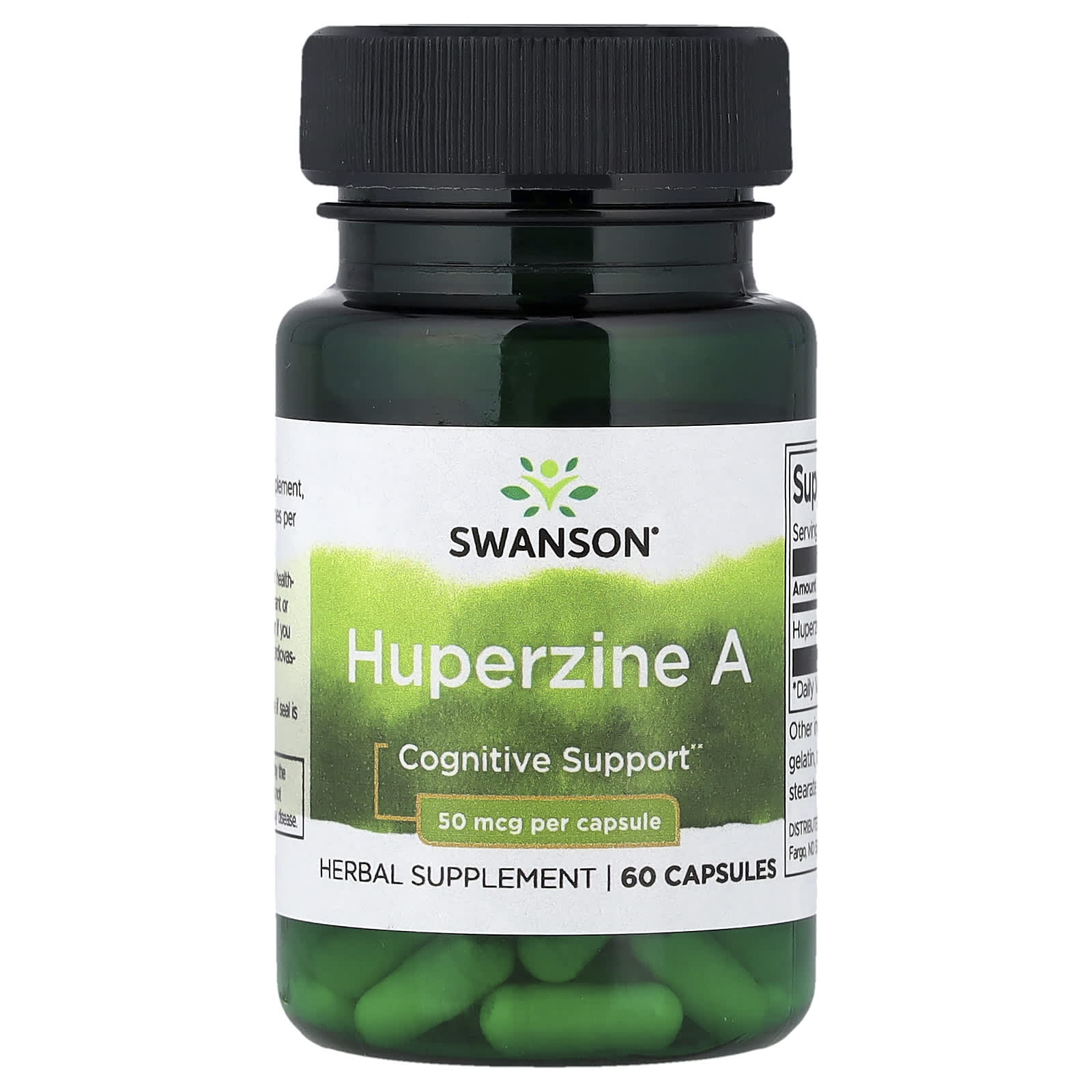 Swanson Vitamins, Huperzine A, 50 mcg, 60 Capsules