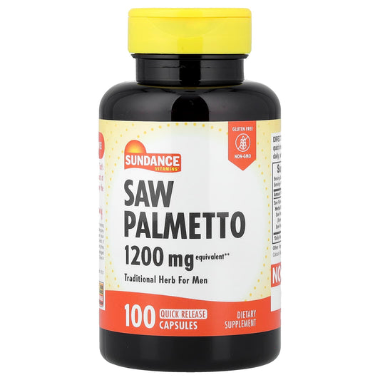 Sundance Vitamins, Saw Palmetto, 1,200 mg, 100 Quick Release Capsules