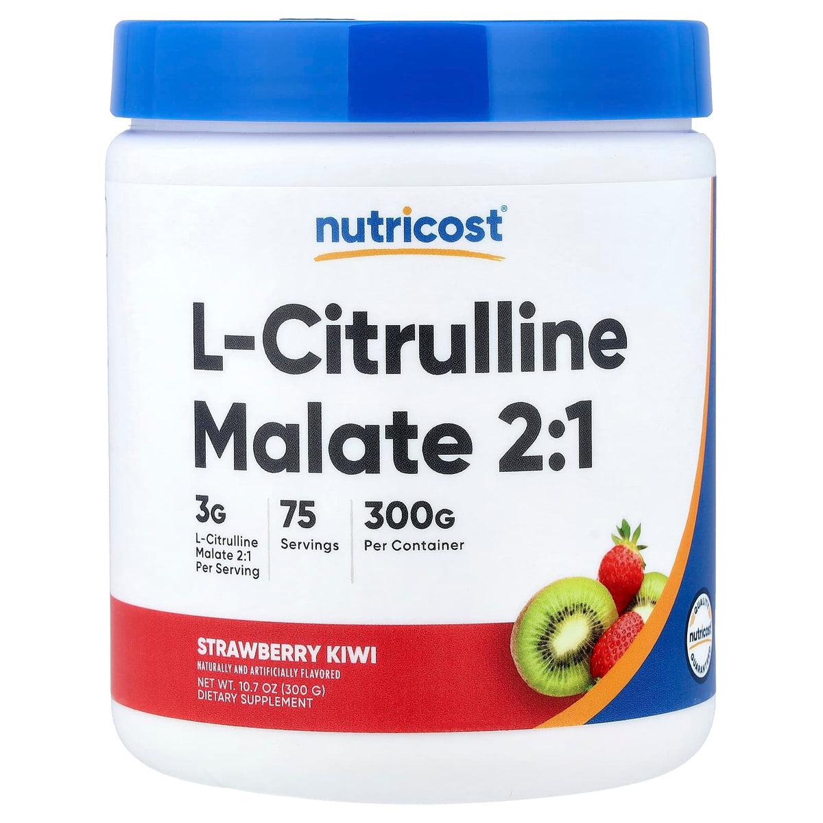 Nutricost L-Citrulline Malate 2:1 Kiwi 10.7 oz (300 g)
