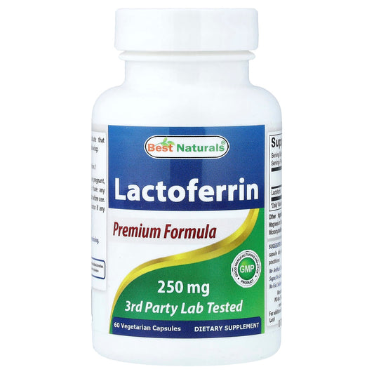 Best Naturals Lactoferrin 250 mg 60 Caps