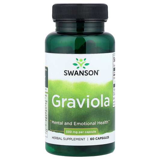 Swanson Vitamins, Graviola, 530 mg, 60 Capsules