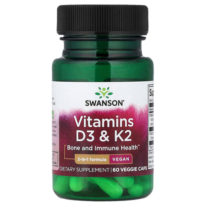 Swanson Vitamin D3 60 Veg Caps