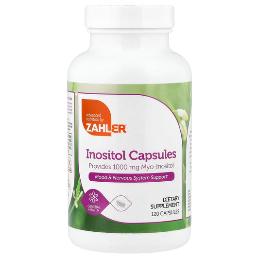 Zahler, Inositol, 1,000 mg, 120 Capsules