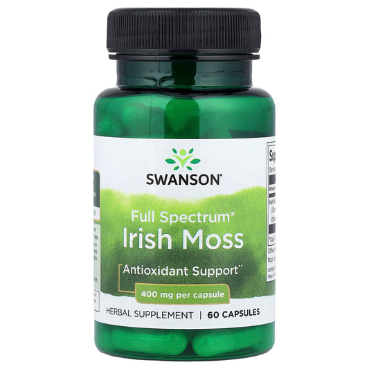 Swanson Vitamins, Full Spectrum® Irish Moss, 400 mg, 60 Capsules