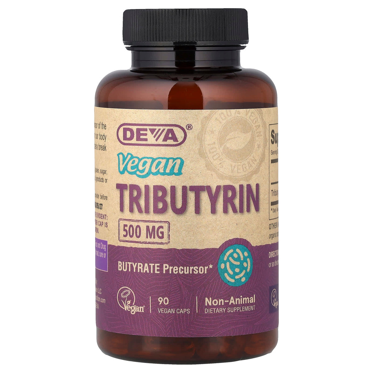 Deva Vegan Tributyrin 500 mg 90 Veg Caps